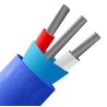 RS PRO Type K Thermocouple Cable/Wire, Unscreened, Polyvinyl Chloride Insulation, 200 m Length, 7 x 0.2 mm Strands 239-4655