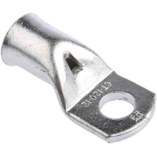 RS PRO Uninsulated Ring Terminal Grey M12 Stud Size 0000 AWG Wire Size 27.5mm Outer Diameter 59.1mm Length 241-4675