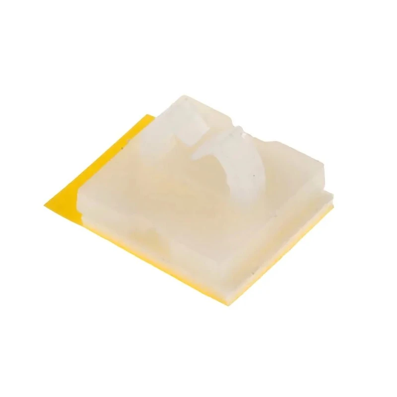 RS PRO Natural Polyamide 66 Self-Adhesive Cable Clamp 4.1 mm Length 9.4 mm Width 241-4760