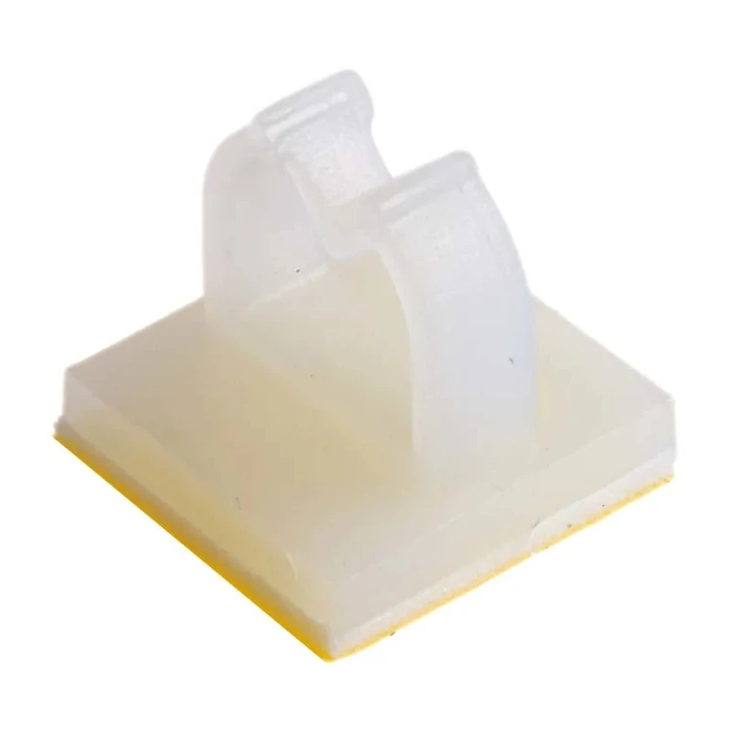 RS PRO Natural Polyamide 66 Cable Clamp Adhesive 9.1 mm Width 12.7 mm 241-4798