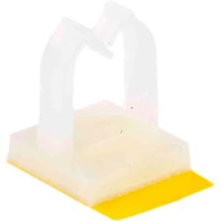 RS PRO Natural Polyamide 66 Adhesive Cable Clamp 13 mm Width 12.7 mm 241-4827