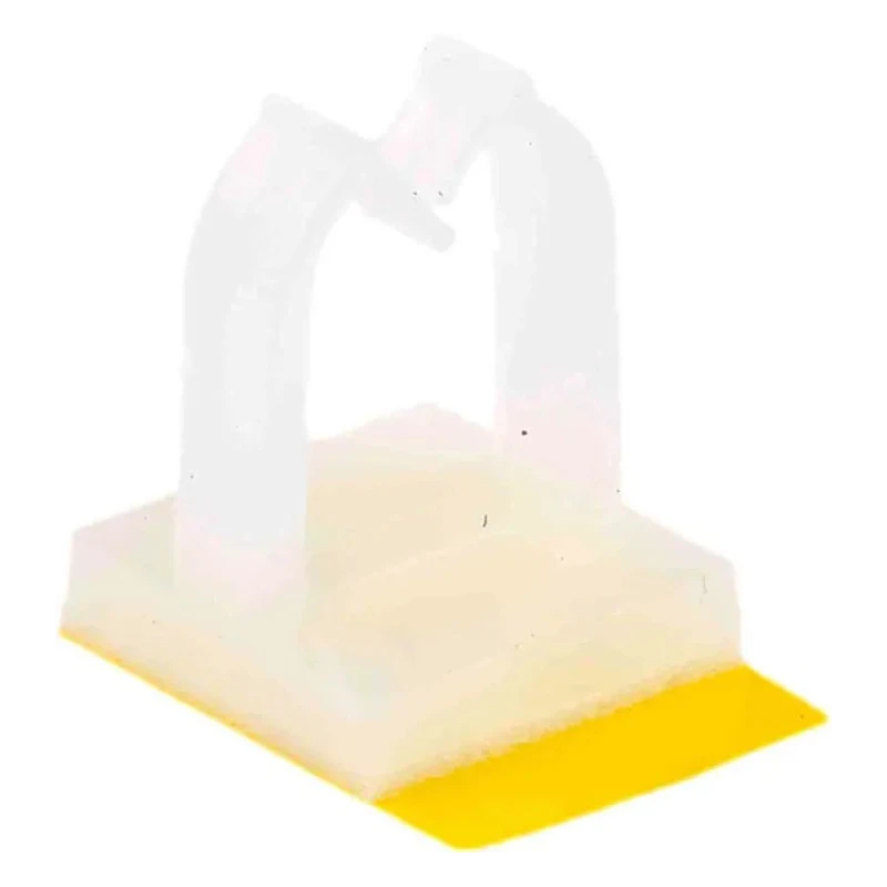 RS PRO Natural Polyamide 66 Adhesive Cable Clamp 13 mm Width 12.7 mm 241-4827
