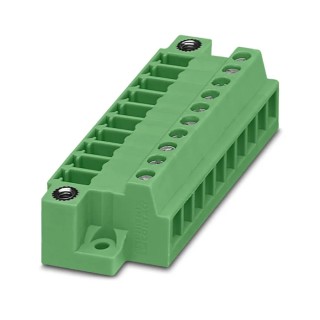 Phoenix Contact 5/ 6-GFD-3, 81, MCVU 1 Series Pluggable Terminal Block, 6-Contact, 3.81 mm Pitch, 160V, 8A 1833069