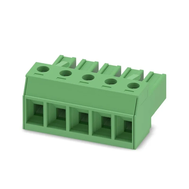 Phoenix Contact 62, PC 4/5-ST-7 Series Pluggable Terminal Block 5-Contact 7.62 mm Pitch 1 Row 160V 8A 1804933