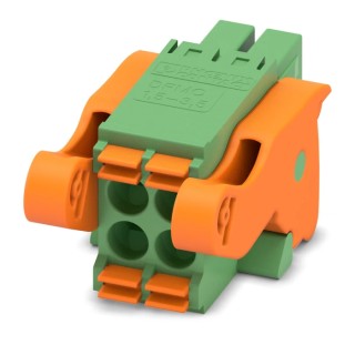 Phoenix Contact 5-LR, 5/ 2-ST-3, DFMC 1 Series Pluggable Terminal Block, 4-Contact, 3.5 mm Pitch, 2 Row, 160V, 8A 1790483