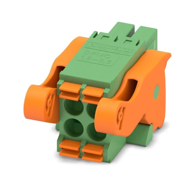 Phoenix Contact 5-LR, 5/ 2-ST-3, DFMC 1 Series Pluggable Terminal Block, 4-Contact, 3.5 mm Pitch, 2 Row, 160V, 8A 1790483