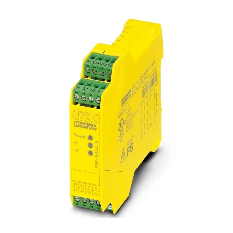 Phoenix Contact 24V DC Safety Relay with 4 Safety Contacts PSR-SPP 2963954