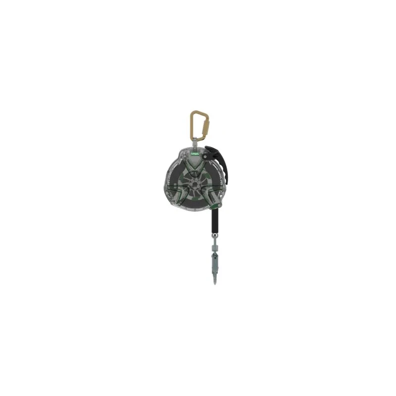 MSA Safety Self-Retracting Lifeline Single Polycarbonate 15m Lifeline Length 140kg Capacity 63215-00AEU