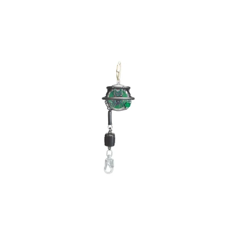 MSA Safety Self-Retracting Lifeline Single Leg Galvanised Steel Cable 6m Length Polycarbonate Case 63406-00AEU