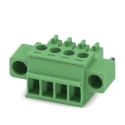 Phoenix Contact Pluggable Terminal Block 4-Contact 3.5 mm Pitch 1 Row 160 V 8 A Polyamide Housing 1847071