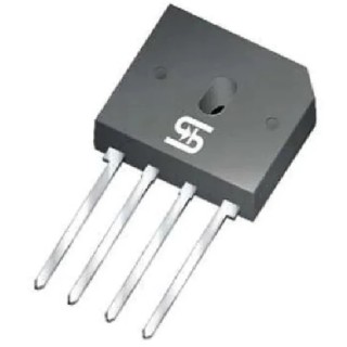 Taiwan Semiconductor Standard Bridge Rectifier 400 V 280 A 4-Pin Quad GBU404H