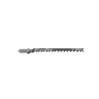 Bosch Jigsaw Blade 100 mm High Carbon Steel T244D 5 Pcs 2608630058