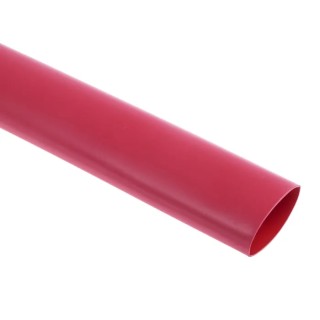 RS PRO Red Polyolefin Adhesive Lined Flame Retardant Heat Shrink Tubing 19 mm Sleeve Diameter x 1.2 m Length 3:1 241-7517