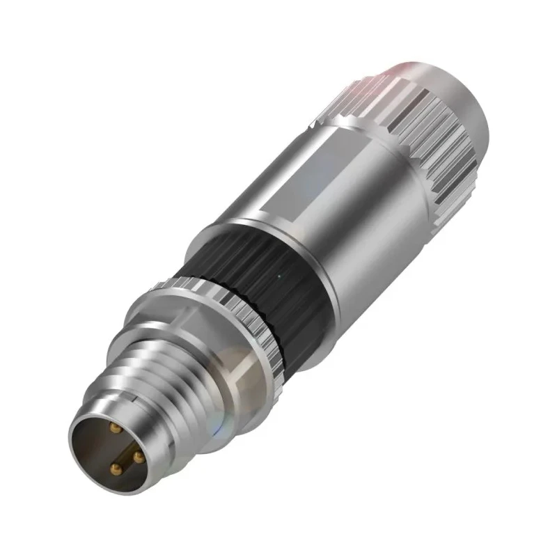 BALLUFF Industrial Circular Connector Cable Mount M8 Plug 4 Contacts 4A 32V IP67 BCC02HH