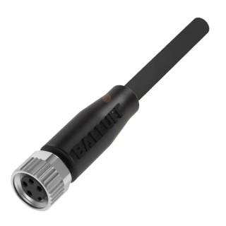 BALLUFF Sensor Actuator Cable Female 4 way Straight to Unterminated 10 m 250V BCC02N4