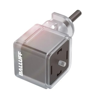 BALLUFF Male 4 Way Right Angle to Male 4 Way Unterminated Sensor Actuator Cable 5m BCC04W1