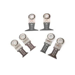 FEIN Saw Blade 6-Piece E-Cut Plunge-Cut Set for Wood and Metal 35222967010