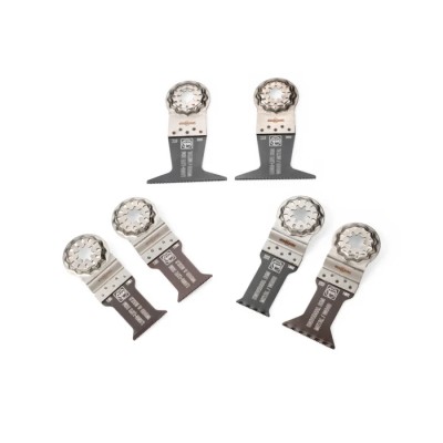 FEIN Saw Blade 6-Piece E-Cut Plunge-Cut Set for Wood and Metal 35222967010