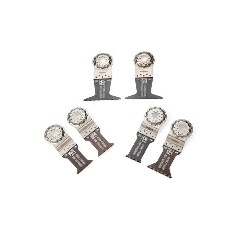 FEIN Saw Blade 6-Piece E-Cut Plunge-Cut Set for Wood and Metal 35222967010