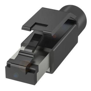 BALLUFF RJ45 Connector Cable Plug Male 4 Contacts 125 V AC 1A Current Straight Orientation IP20