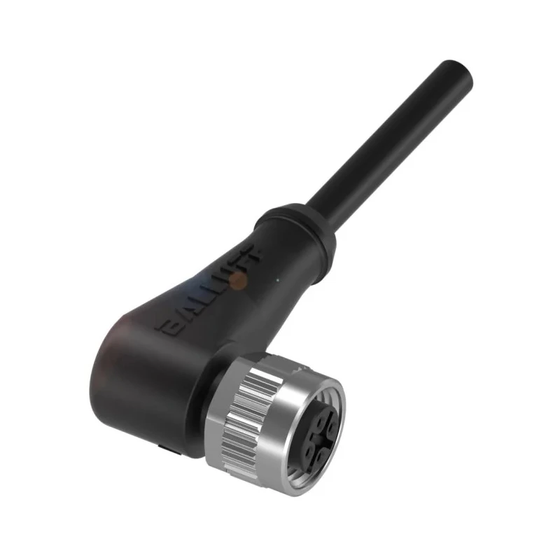 BALLUFF Female 4 Way Right Angle to Male 4 Way Unterminated Sensor Actuator Cable 2 m BCC09H7