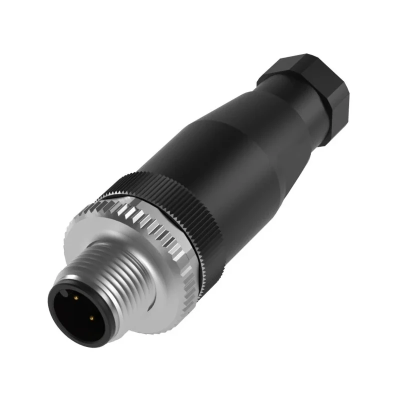 BALLUFF Circular Connector, 5 Contacts, Cable Mount, M12 Connector, Plug, IP67, 4A Current, Voltage 125V BCC06YA