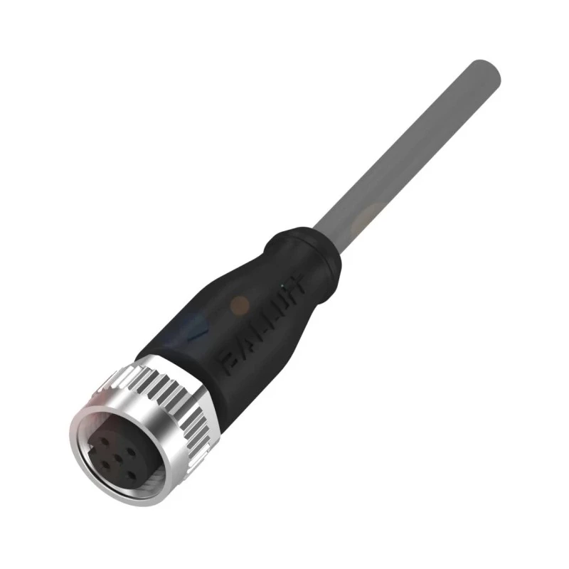 BALLUFF Sensor Actuator Cable 20m PVC Grey Jacket M12x1 Female 5-Pin A-Coded 250V BCC06T4