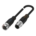 BALLUFF Female 4 Way Straight to Male 4 Way Straight Sensor Actuator Cable 10m BCC06WR