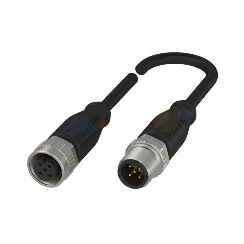 BALLUFF Female 4 Way Straight to Male 4 Way Straight Sensor Actuator Cable 10 m BCC0AJC
