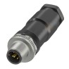 BALLUFF Circular Connector, Cable Mount, 5 Contacts, M12 Connector, Plug, Male, IP67, 4A, 125V AC, BCC09JW