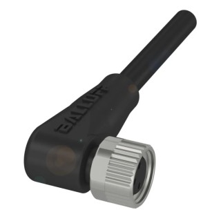 BALLUFF Female 4 Way Right Angle to Unterminated Sensor Actuator Cable, 1.5 m, Polyurethane Jacket, 250V BCC0AJ9