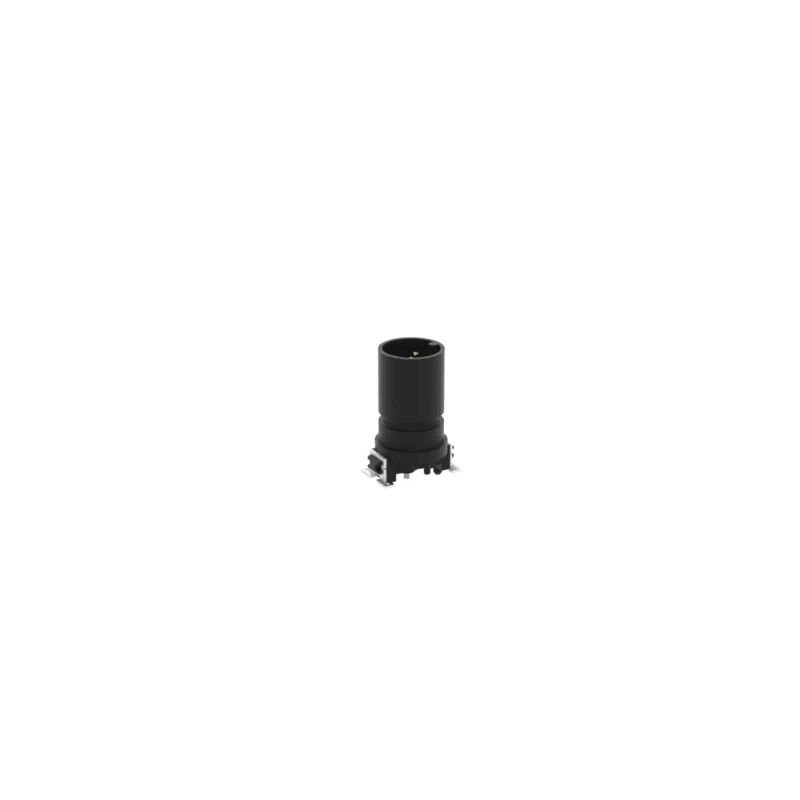 ERNI Industrial Circular Connector M12 Series, 5 Contacts, Surface Mount, Plug Male, IP65/IP67, Polyamide 284740 / 284740-E
