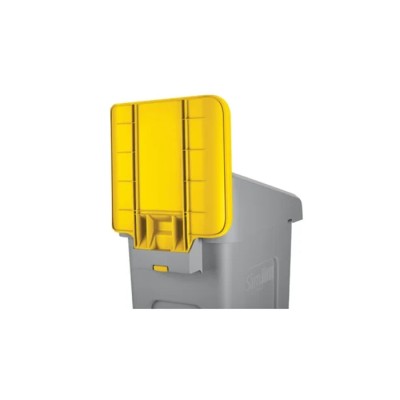 Rubbermaid Commercial Products 298.5 mm Yellow Polypropylene Waste Bin Lid for Slim Jim Recycling Station 2007907