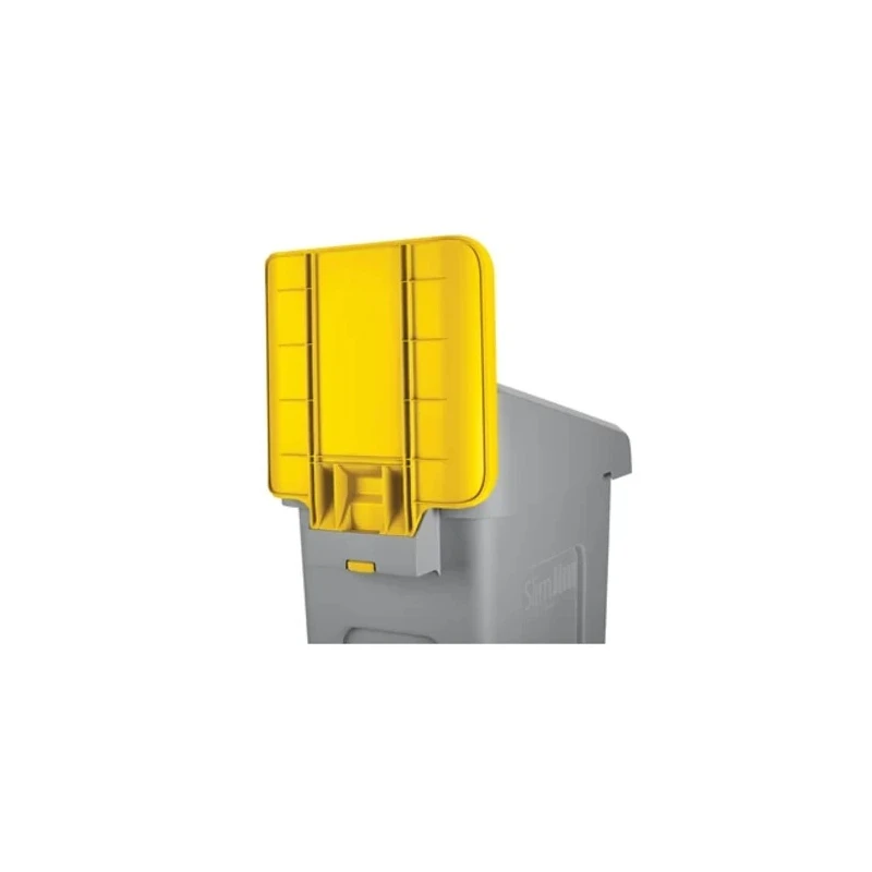 Rubbermaid Commercial Products 298.5 mm Yellow Polypropylene Waste Bin Lid for Slim Jim Recycling Station 2007907