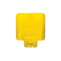 Rubbermaid Commercial Products 298.5 mm Yellow Polypropylene Waste Bin Lid for Slim Jim Recycling Station 2007907