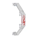 RS PRO Clear Cover for Use with Feed Through Terminal Blocks 12 AWG 242-0469