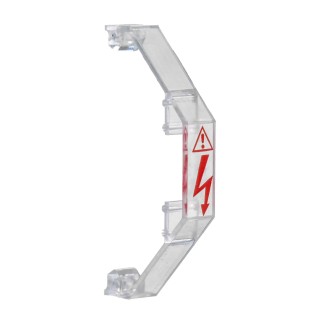 RS PRO Clear Cover for Use with Feed Through Terminal Blocks 12 AWG 242-0469