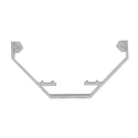 RS PRO Clear Cover for Use with Feed Through Terminal Blocks 8-6 AWG 242-0468