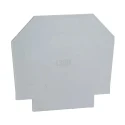 RS PRO End Plate for Use with Feed Through Terminal Block Polyamide 66 Grey Italy 242-0464