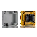RS PRO Twist Release Emergency Stop Push Button Surface Mount 1 NC IP65 250V dc 24V ac 40mm Head Diameter 70mm 242-0842