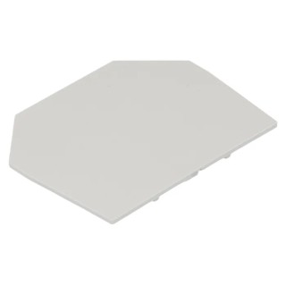 RS PRO Separator Plate for Feed Through Terminal Block Polyamide 66 Grey 55 mm x 1.5 mm x 44 mm 242-0466