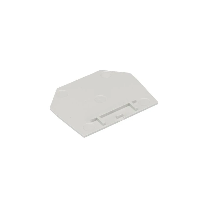 RS PRO Separator Plate for Feed Through Terminal Block Polyamide 66 Grey 55 mm x 1.5 mm x 44 mm 242-0466