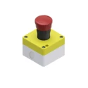 RS PRO Twist Release Emergency Stop Push Button Surface Mount, 1 NO/1 NC, IP65 IP65
