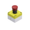 RS PRO Twist Release Emergency Stop Push Button Surface Mount, 1 NO/1 NC, IP65 IP65