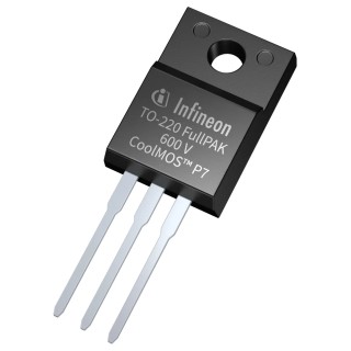 Infineon N-Channel Power MOSFET, 84 A Maximum Continuous Drain Current, 40 V Drain Source Voltage, 3-Pin IPA60R180P7XKSA1