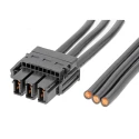 Molex 3 Way Female EXTreme Guardian to 2 Way Unterminated Wire to Board Cable, 1 m 218057-0310