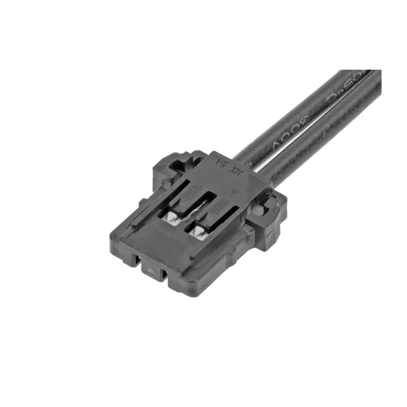 Molex Wire to Board Cable 2 Way Female Picolock Connectors Black Jacket 50mm 250V 219656-2020