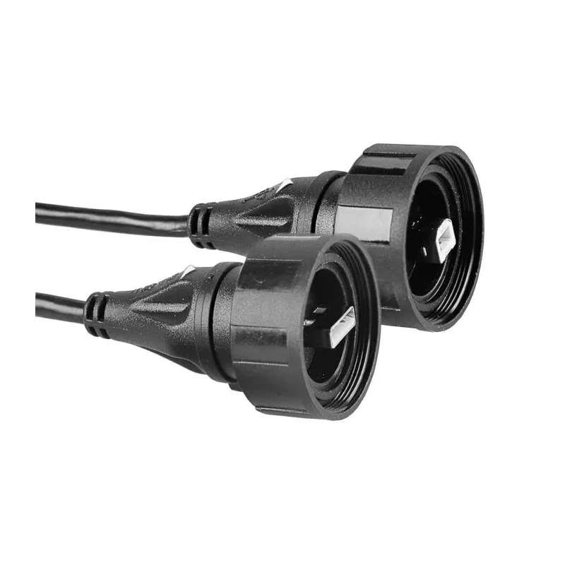 Bulgin IC Socket USB Cable Male USB Type A to Male USB B 5 m Black PX0841/AB/5M00