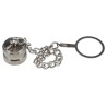 Bulgin Female Circular Connector Dust Cap Shell Size M12 IP67 Rated Nickel Finish Brass PXMBNI12