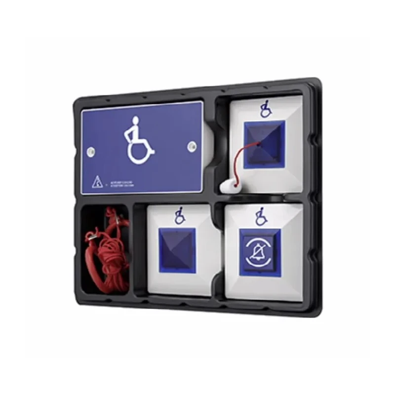 Fulleon Assistance Tactile Sign Disabled Assistance English Text Blue Symbol CFEASL4